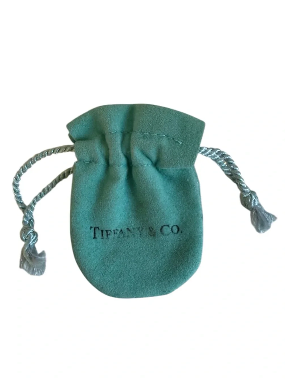 Tiffany & Co. 925 Sterling Silver Vintage Open Heart Key Necklace and Pouch - Picture 9 of 10